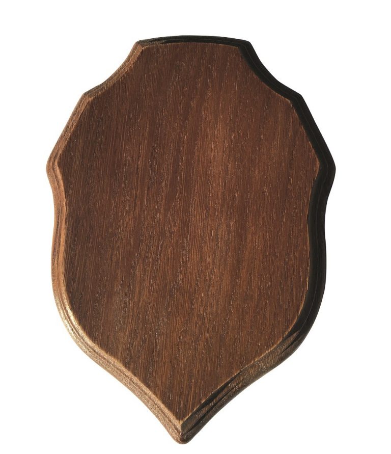 Lot De 10 écussons En Bois Pour Trophées De Chasse - Chevreuil, Brocard, Chamois