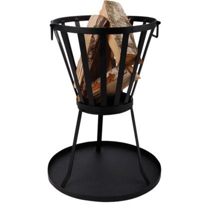 Plateau pour cendre en acier doux, robuste et pratique, dimensions L59,5 x P59,5 x H3,2 cm, accessoire pour collecte des cendres.