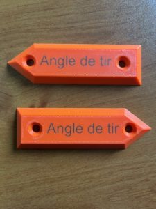 Angle de tir (lot de 50 paires)