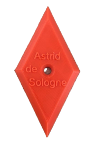 Losange à fixer
