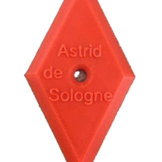 Lot de losanges de signalisation à fixer sur les arbres, pour marquer chemins, angles de tir ou zones de danger.