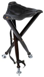 Trépied bois, pliant, pieds métal, hauteur 70 cm